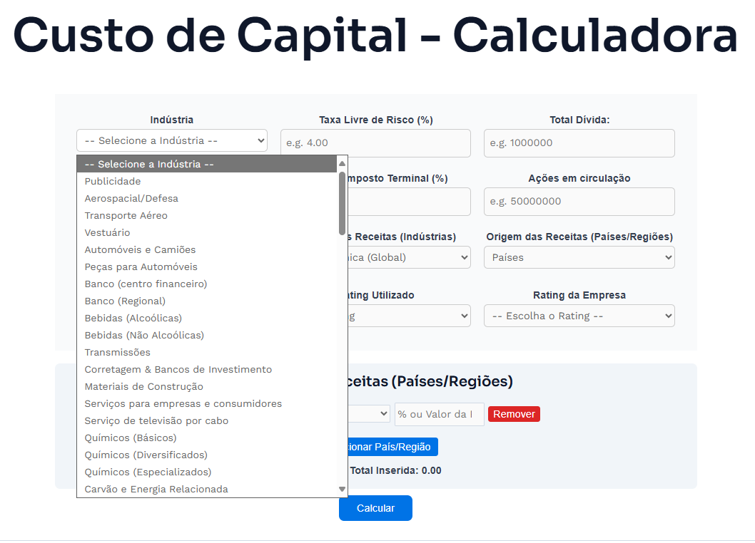 Custo de Capital da Coca-Cola: Cálculo Passo a Passo image